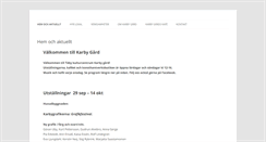 Desktop Screenshot of karbygard.se