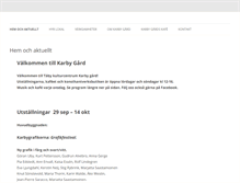 Tablet Screenshot of karbygard.se